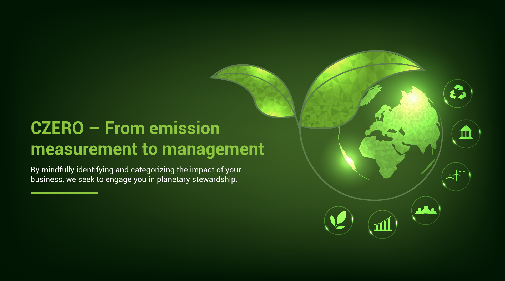 CZERO – From emission measurement to management